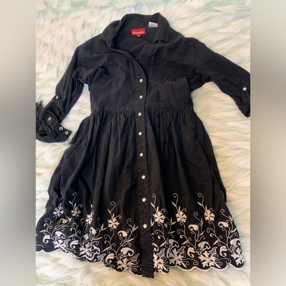 Panhandle Slim - Embroidered Pearl Snap Dress - Women’s Medium - Picture 1 of 9